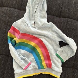 Mini Boden Rainbow hoodie